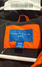 Load image into Gallery viewer, Perry Ellis Boys Orange Long Sleeve Fleece-Lined Hooded Puffer Jacket Size 14/16
