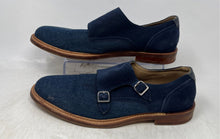 Load image into Gallery viewer, Aldo Mens Blue Round Toe Low Top Double Monk Strap Dress Shoes Size 10
