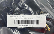 Load image into Gallery viewer, Authentic Lauren Ralph Lauren Womens Andie Black Drawstring Bucket Bag Stained
