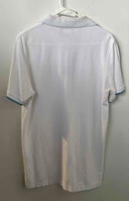Load image into Gallery viewer, Psycho Bunny Mens White Pima Cotton Short Sleeve Spread Collar Polo Shirt Size 5
