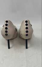 Load image into Gallery viewer, Melissa Womens Spike II Cream Leather Peep Toe Stiletto Pump Heels Size 8
