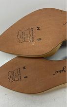 Load image into Gallery viewer, Sergio Zelcer Womens Gold-Tone Leather Slip-On Kitten D'Orsay Heels Size 6M

