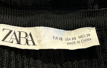 Load image into Gallery viewer, Zara Womens Black Long Sleeve Knitted Button-Front Cardigan Sweater Size XS
