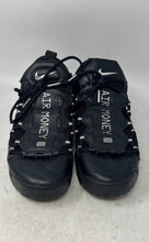 Load image into Gallery viewer, Nike Mens Air More Money Black White Leather Lace-Up Sneaker Shoes Size 8
