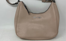 Load image into Gallery viewer, Nine West Womens Aidie Mini Beige Leather Zipper Shoulder Strap Hobo Bag
