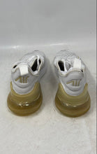 Load image into Gallery viewer, Nike Girls Air Max 270 White Lace-Up Low Top Running Shoes Size 5.5Y
