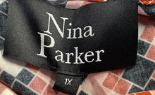 Load image into Gallery viewer, Nina Parker Womens Multicolor Geometric Collared Button-Up Shirt Size 1X w/ Tags
