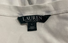 Load image into Gallery viewer, Authentic Lauren Ralph Lauren Womens White Pullover T-Shirt Size Large

