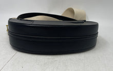 Load image into Gallery viewer, Zara Womens Black Leather Detachable Strap Flap Over Lined Shoulder Bag
