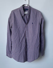 Load image into Gallery viewer, Ralph Lauren Mens Multicolor Plaid Print Classic-Fit Button-Up Shirt Size M

