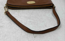 Load image into Gallery viewer, Michael Kors Womens Jet Set Travel Brown Leather Zipper Wristlet Wallet
