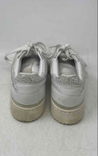 Load image into Gallery viewer, Adidas Womens Forum Bold White Silver Leather Lace-Up Sneakers Shoes Size 7
