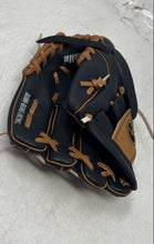 Load image into Gallery viewer, Franklin Sports RTP Ready-To-Play Black Brown Leather Baseball Glove For Youth
