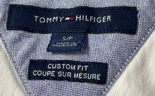 Load image into Gallery viewer, Tommy Hilfiger Mens White Long Sleeve Collared Custom Fit Button-Up Shirt Size S
