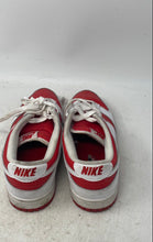 Load image into Gallery viewer, Nike Mens Dunk Low DD1391-600 Red White Leather Lace-Up Sneakers Shoes Size 7.5
