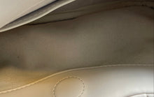 Load image into Gallery viewer, JW Pei Womens Gabbi White Faux Leather Ruched Handle Pleated Magnetic Hobo Purse
