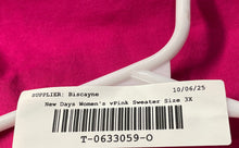 Load image into Gallery viewer, A New Day Womens Pink Supima Cotton Knitted Pullover Sweater Size 3X

