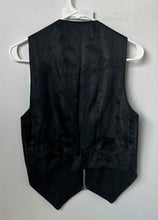 Load image into Gallery viewer, Mona Mode Womens Black Genuine Leather Pockets Front Zip Biker Vest Size M
