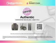 Load image into Gallery viewer, Authentic Swarovski Women's Silver-Tone Clear Crystal Pendant Necklace
