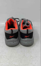 Load image into Gallery viewer, Reebok Kids Gray Orange Black Round Toe Lace-Up Sneakers Shoes Size 4K

