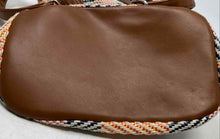 Load image into Gallery viewer, Christian Lacroix Womens Multicolor Striped Inner Pockets Top Handle Backpack
