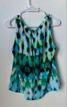 Load image into Gallery viewer, Dana Buchman Womens Multicolor Tie-Dye Sleeveless Scoop Neck Tank Top Size M
