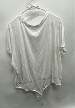 Load image into Gallery viewer, Calvin Klein Womens White Short Sleeve Crew Neck One-Piece Bodysuit Size 3X
