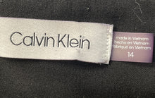 Load image into Gallery viewer, Calvin Klein Womens Black Knee Length Back Zip Straight &amp; Pencil Skirt Size 14
