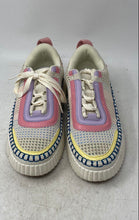 Load image into Gallery viewer, Vodvob Womens Multicolor Round Toe Low Top Lace-Up Sneaker Shoes Size 8.5
