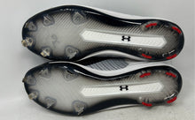 Load image into Gallery viewer, Under Armour Mens Harper 4 Low ST 3022059-101 Black White Baseball Cleats Sz 16
