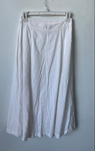 Load image into Gallery viewer, Banana Republic Womens White Front Slit Side-Zip Midi Flare Skirt Size 0
