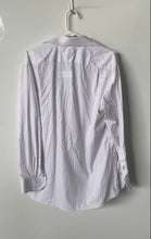 Load image into Gallery viewer, Tommy Hilfiger Mens White Printed Long Sleeve Button Front Dress Shirt Size 16.5
