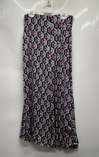 Load image into Gallery viewer, Zara Womens Multicolor Geometric Pleated Side Zip Midi A-Line Skirt Size XS
