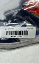 Load image into Gallery viewer, Nike Boys Court Borough Low Recraft DV5457-401 White Blue Sneakers Shoes Size 2Y
