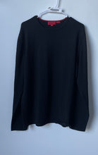 Load image into Gallery viewer, Hugo Boss Womens Black Wool Long Sleeve Crew Neck Pullover Sweater Size XL
