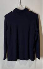 Load image into Gallery viewer, Ann Taylor Womens Blue Knitted Long Sleeve Turtleneck Pullover Sweater Size XSP

