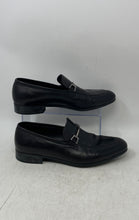 Load image into Gallery viewer, Barioni Mens Black Leather Slip-On Round Toe Formal Loafer Shoes Size 8 M
