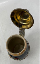 Load image into Gallery viewer, Vintage Western Germany Serving Beer Stein With Metal Lid Marked Tap
