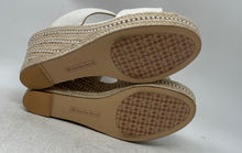 Load image into Gallery viewer, Charles David Womens Jae White Open Toe Wedge Platforms Sandals Size 10M
