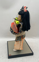 Load image into Gallery viewer, Black Hair Decorative Asian Japanese Warrior Doll Collection In Kimono Outfit
