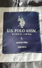 Load image into Gallery viewer, US Polo Assn. Mens Black Sleeveless Pockets Full Zip Quilted Vest Size L
