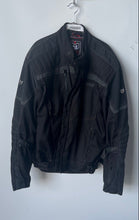 Load image into Gallery viewer, MotoCentric Mens Black Long Sleeve Force Motorcycle Jacket Size Large
