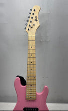 Load image into Gallery viewer, Winzz Pink 6-String Right-Handed Electric Guitar With Bag Not Tested
