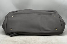Load image into Gallery viewer, Katie Loxton Womens Gray Leather Detachable Strap Weekend Holdall Duffle Bag
