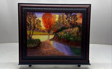 Load image into Gallery viewer, RJB Afternoon Forest Meadow Framed Landscape Signed Wall Decor Art Painting

