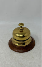 Load image into Gallery viewer, Vintage Reception Desk Personalized Brass Counter Front Table Bell

