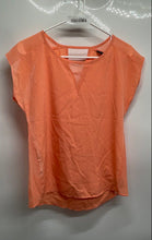 Load image into Gallery viewer, Banana Republic Womens Orange Short Sleeve Pullover Blouse Top Size XS
