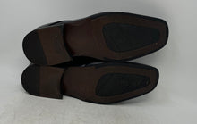 Load image into Gallery viewer, Joseph Abboud Mens Black Leather Square Toe Slip-On Loafer Shoes Size 12M
