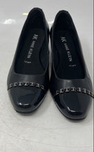 Load image into Gallery viewer, Anne Klein Womens Black Round Toe Slip-On Wedge Pump Heels Size 6M
