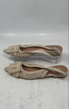 Load image into Gallery viewer, Bibi Lou Womens 55mm Dalila Beige Buckle Slingback Sandals Size EUR 38
